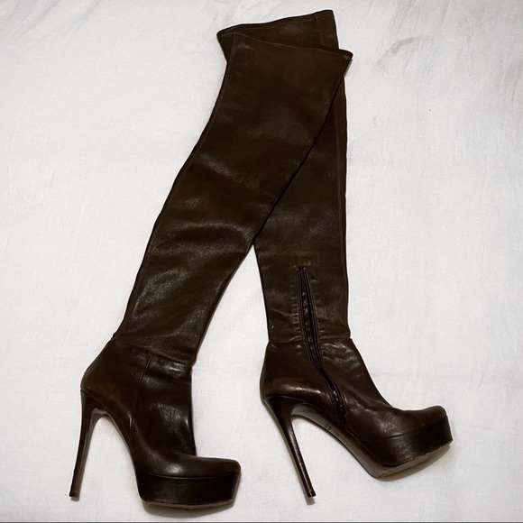 lavender thigh high boots